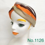 ミモザイエローマーブリングヘアバンド 新作♡No. 1126