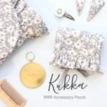 12/17 22:00より販売開始【Kukka】ミニサイズヘアアクセサリーポーチ※完成品販売※