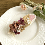 Hair accessory :  バレッタ " 色褪せwild flower. " | Size M |