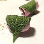 ちりめん和菓子◎桜餅［道明寺］