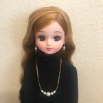 リカちゃん用ピアス&ネックレス