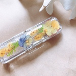 【送料無料】透き通るお花の印鑑ケース