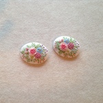 【florence0222さまオーダー品】フェルトと刺繍のバラと小花のブローチ