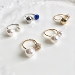 SWAROVSKI社製パヴェボールとスワロフスキーパールのオーダーリング