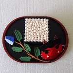 ちりめん細工  節分  置き物(B)