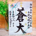 命名書❨和柄デザイン❩～命名式 お七夜等に～