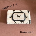 再再・・販☆mini☆ウェットティッシュケース☆猫音符柄ポーチ☆ノーマルビタット