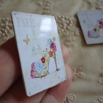 サインプレート  PARIS 靴とお花