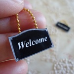 サインプレート  welcome