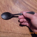縞黒檀のカレースプーン