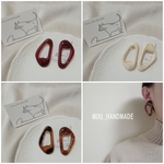 ￥800→￥600セール★シンプル変形ピアス/イヤリング