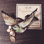 星座ブローチ(はと座)