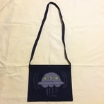 UFO乗ってるサコッシュ ネイビー
