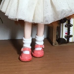 ネオブライス ミディブライス  兼用ストラップシューズ(ピンク＊バックル)再販2