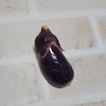 食品サンプル◆小さいなすのマグネット