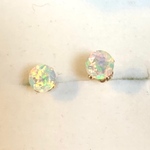  ˚✧₊⁎エチオピアンオパール 14kgf ピアス、ノンホールピアス⁺˳✧༚