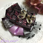 コンチェルト♪ヘアバレッタ **pink flower**