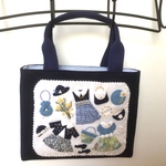 ミニバッグ※ランチバッグ※キッズバッグ(大きなアップリケ付き)