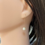 K10 ピンクゴールド   あこや真珠  ピアス