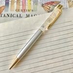 煌めくハーバリウムボールペン〜silver screw ballpoint pen〜