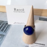 lapis lazuli stainless ring 天然石 ラピスラズリ リング サイズフリー