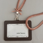 kana様　オーダーページ　リボンレイ  ネックストラップ　シルバースター☆  2点