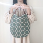 oval bag *⚮*  tambourine  グリーン *⚮* 