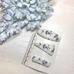 パッチンピン3本セット　フローラパープル