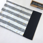 ランチョンマット  園サイズ　gray border 