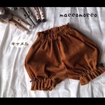 【キャメル】送料込 コーデュロイかぼちゃパンツ