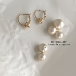 ☆フープピアス☆コロンと一粒大人ピアス☆