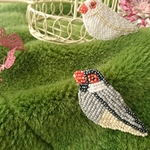 ＊SALE＊サクラブンチョウブローチ