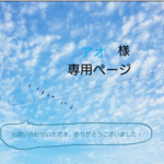 アオ様  専用ページ 