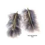 angel big feather+chain★２pcs（ナチュラルフェザー）
