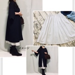 ギャザースカートような裏地 ❶❷ 綿❸キュプラ【サイズあり】【受注製作】