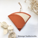 ◆ コーヒーフィルター ホルダー ◆上品 国産 右利き 左利き 贈り物 ロロマレザー スタイリッシュ シンプル シック アウトドア キャンプ 男前 アプリコット オレンジ