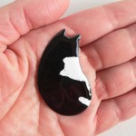 七宝焼・ねこの後ろ姿