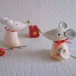梅の花ねずみ