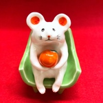 干支の置き物(ネズミ)
