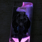 【iPhoneX/XS用】蓄光フギンムニン・ネオンダストiPhoneケース（ピンク）