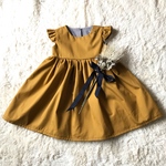 100肩ふりふりワンピース