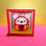Ｙ様オーダー品(干支飾り☆枡入りねずみダルマさん２つセット)