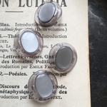 【6個】vintage button　No.11221-1720