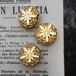 【2個】21mm vintage button　No.11221-2321