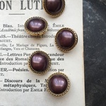 【4個】18mm vintage button　No.11221-4018