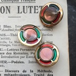 【2個】23mm vintage button　No.11221-4423