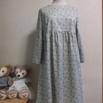 【r様からのオーダーのお品】リバティ≪フェリシテ≫胸元切替ワンピース（長袖）