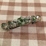 ノーサイド　ビーズボールのバレッタ　No4-9