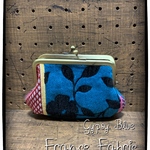 フランスgypsy blue●petit親子がま口