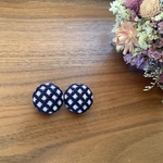 こぎん刺しイヤリング